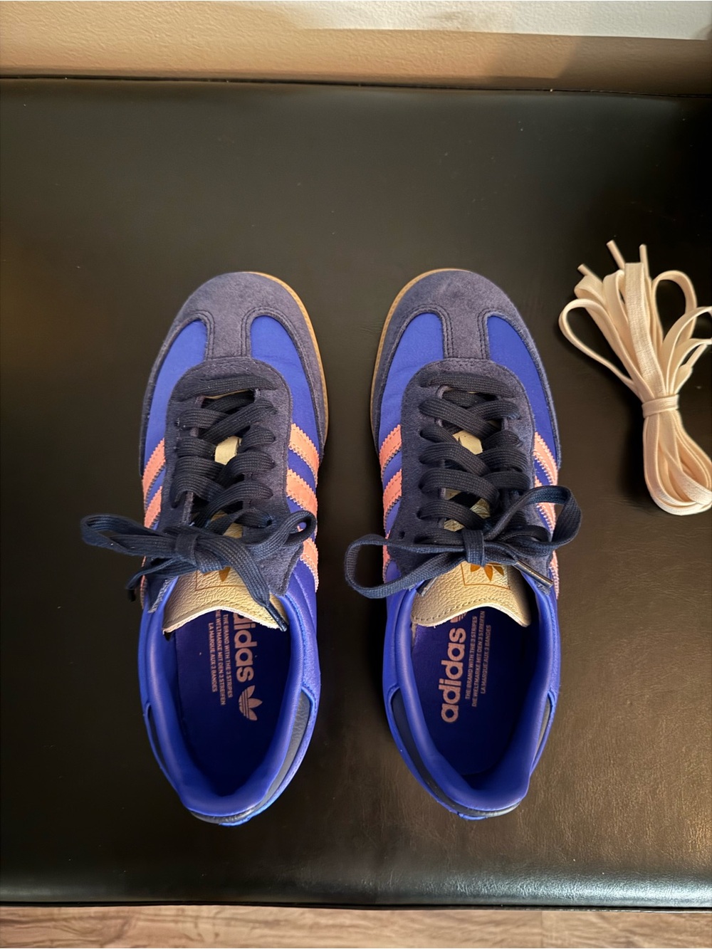 Adidas Samba Blue & Pink Sneakers